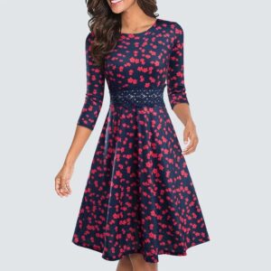 Women Lace Short Tube Sundress
