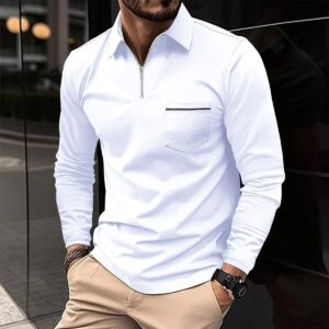Men's Long Sleeve Polo Shirt