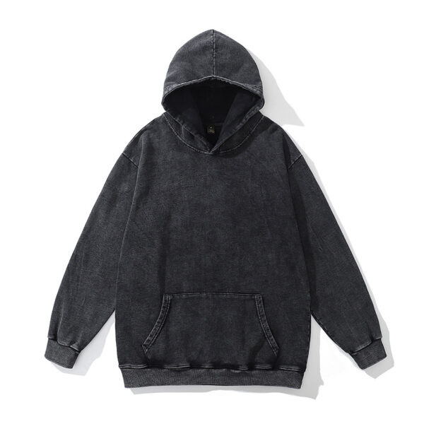 Spray Art Vintage Hoodie – Washed Cotton Oversized Graphic Sweatshirt - Image 11