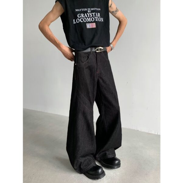Baggy Vintage Wide-Leg Jeans – Summer Casual Retro Denim - Image 5
