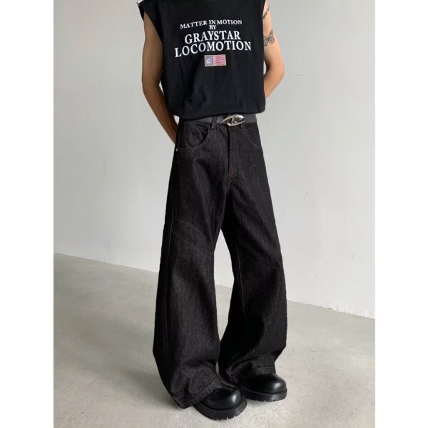 Baggy Vintage Wide-Leg Jeans – Summer Casual Retro Denim - Image 4